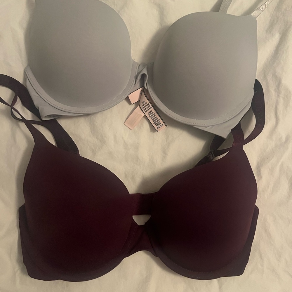 Victoria's Secret bra lot t-shirt push up full coverage 32dd